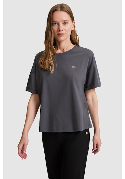 U.s. Polo Assn. Kadın Antrasit Tişört Basic 50323545-vr006