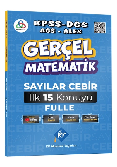 Gerçel Matematik KPSS DGS AGS ALES Sayılar Cebir İlk 15 Konuyu Fulle