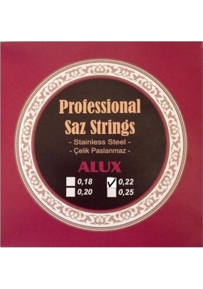 Alux Alx022 Divan Bağlama Teli 0.22 Bambamlı