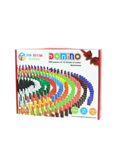 360 Parça Renkli Domino