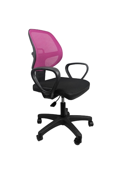 Kaya Ofis Arma Çalışma Koltuğu Ofis Sandalyesi Pembe