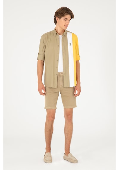 U.s. Polo Assn. Erkek Açık Haki Şort / Bermuda 50283948-vr183 Açık Haki