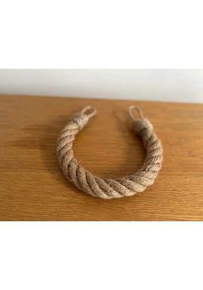 2 Adet 50 Cm Otantik Kalın Halat Perde Tutacağı (20Mm)