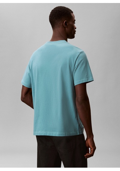Jeans Bisiklet Yaka Baskılı Petrol Erkek T-shirt Lv04rb862g2ır Petrol T-shirt Petrol