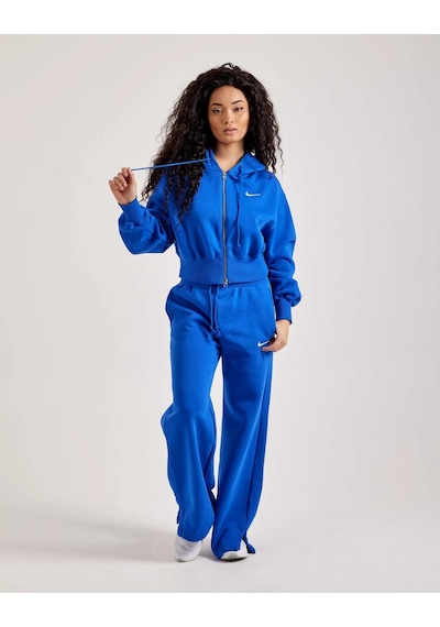 Nike Sportswear Phoenix Fleece Yüksek Bel Kadın Eşofman Altı-sportxstore Mavi
