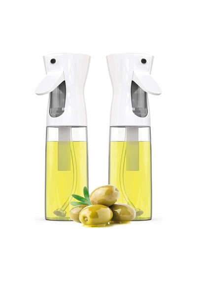 Sprey Yağdanlık Airfryer İçin Yağdanlık Püskürtmeli Cam Şişe Zeytinyağı Sirke Yağ Püskürtücü Beyaz Diğer