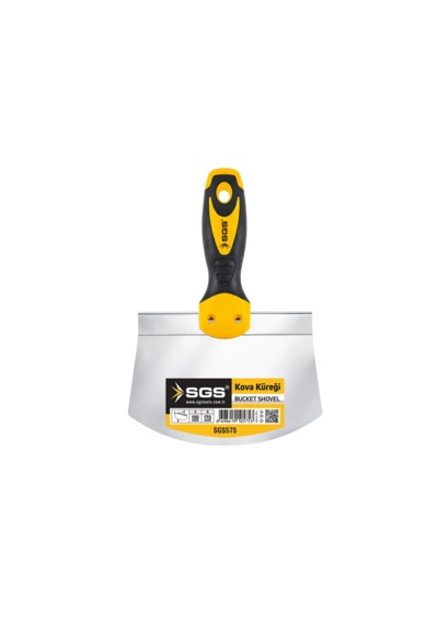 Alçı Kova Küreği Paslanmaz Çelik 170 Mm Sgs575