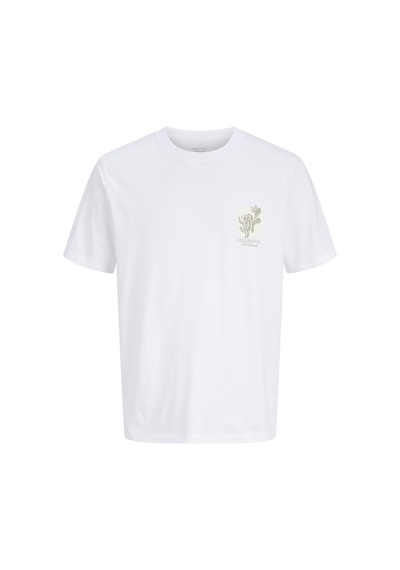 Jack & Jones Jack&jones Junıor Erkek Çocuk Tişört 12298353 Beyaz