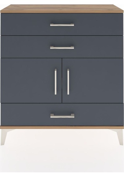 Arges Şifonyer 2 Raflı 3 Çekmeceli 2 Kapaklı 88x30x96 Çam-antrasit Atlas Çam Arges Şifonyer 2 Raflı 3 Çekmeceli 2 Kapaklı 88x30x96 Çam-antrasit Atlas Çam
