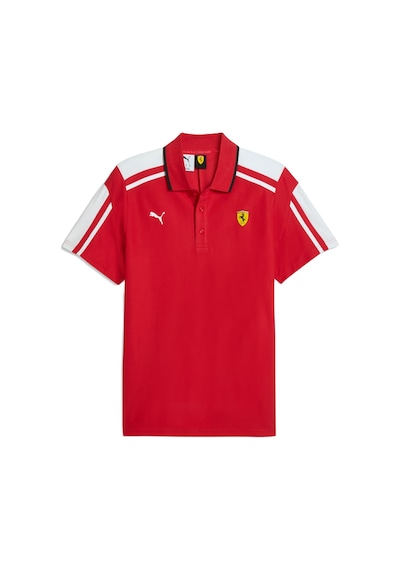 Puma Ferrari Mt7 Polo 635831-02 Tişört Erkek T-shirt Kırmızı