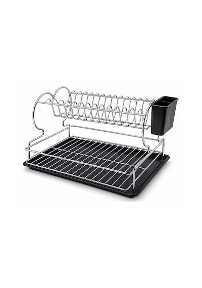 Krom - Metal 2 Katlı Tabaklık - Bulaşıklık 5671 Çok Renkli Çok Renkli