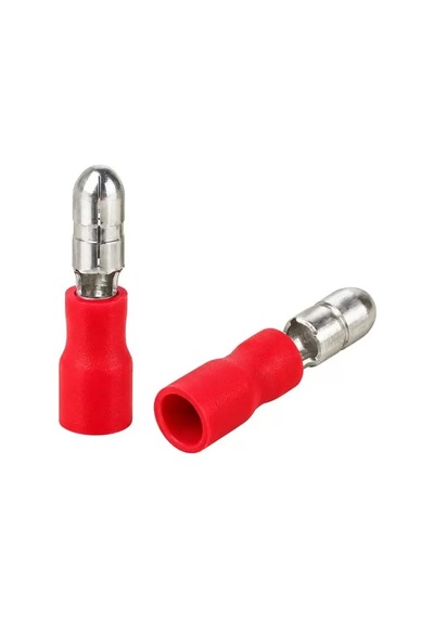 Sh Powermaster Pm-39072 0,5-1,5mm2 Kesit 21x4x4mm Soket Kırmızı İzoleli Kablo Pabucu 100'lü Paket Najmaddin