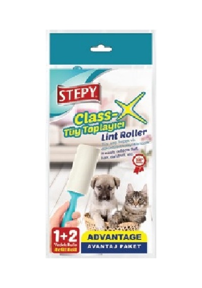 Class Tüy Toplayıcı 1+2 Rulo 50 Yaprak + 2 Yedek X 2 Set
