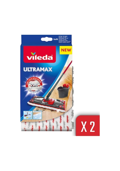 Vileda Ultramat Dikdörtgen Mikrofiber Yedek Paspas 2'li Yedek