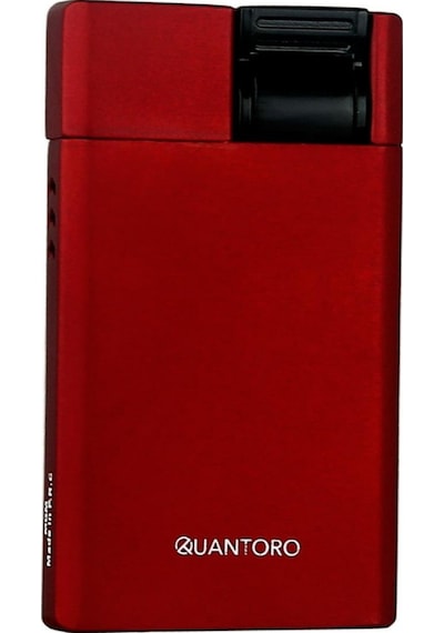 Quantoro Tek Torch Pürmüz Kırmızı Metal Puro Çakmağı - Trz1001