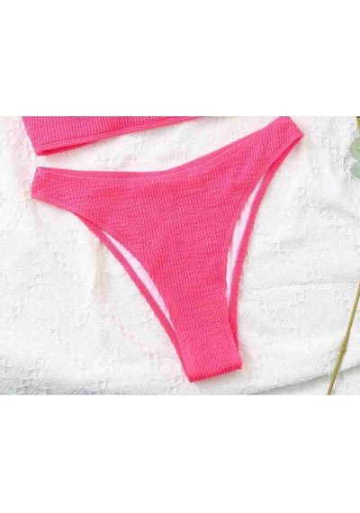 Angelsin Özel Fitilli Kumaş Bikini Altı Pembe 001