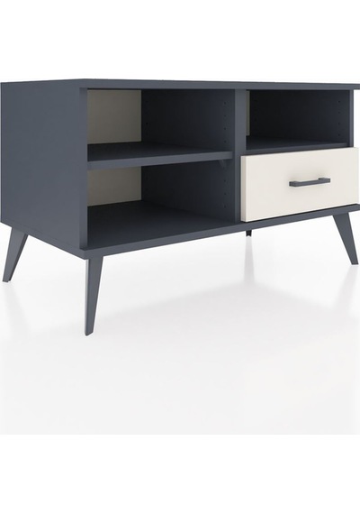 Hyperion Şifonyer 2 Raflı Tek Çekmeceli 88x44x48 Antrasit-antrasit/aytaşı Antrasit/aytaşı Hyperion Şifonyer 2 Raflı Tek Çekmeceli 88x44x48 Antrasit-antrasit/aytaşı Antrasit/aytaşı