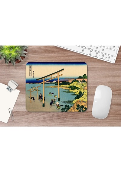 Hokusai Bay Of Noboto 17 X 21 Cm Mouse Pad Mousepad