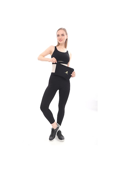Sh Mağazacılık Unisex Termal Terleten  Ten  Bel Korse Kemer Ten Rengi