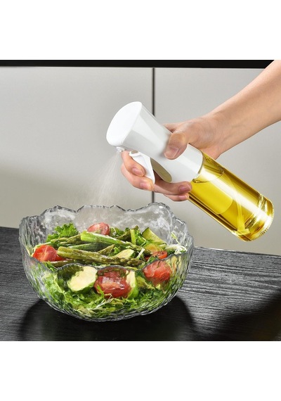 Suwors Cam Yağ Sprey Şişesi 200ml Püskürtmeli Yağdanlık, Cam Gövde, Airfryer, Fırın Ve Diyet Yemekler İç Diğer