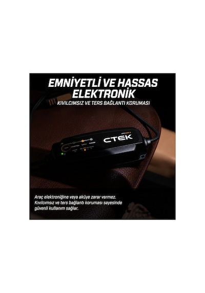 Nxt 5 Akıllı Akü Şarj Cihazı 12v 5a, Kurşun Asit Ve Lifepo₄ Lityum Akü Uyumlu, Agm Optimizasyonu