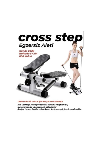 Ipli Fitness Stepper Egzersiz Aleti Total Body Twister Cross Step Spor Ve Kondisyon Aleti Karışık