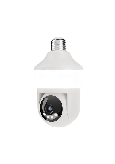 Wifi Ampul Kamera / 360 Döner 1080p Gece Görüşlü - Hareket Algılama - Uzaktan İzleme - Güvenlik