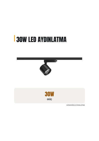 Goya 30w Samsung Ledli Ray Spot Mağaza Aydınlatma Armatürü - Gy-3653-30 Diğer