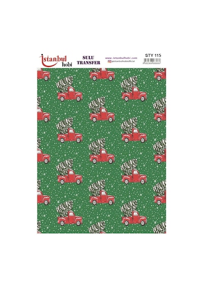 Yılbaşı Sulu Transfer 25x35cm Sty115