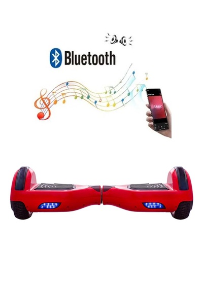 Citymate Hoverboard Elektrikli Kaykay Bluetooth 6.5 Kırmızı