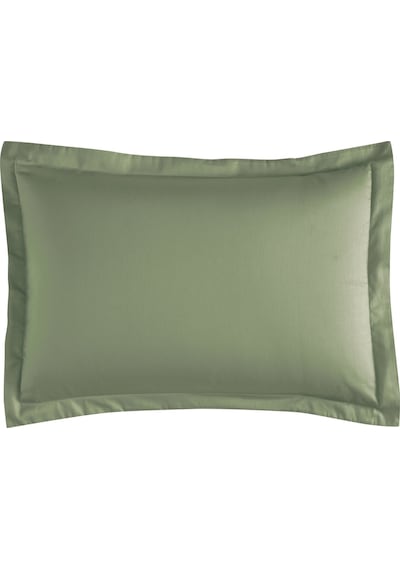 Linens Mix&match Pamuk Saten 2'li Volanlı Yastık Kılıfı Seti Koyu Yeşil