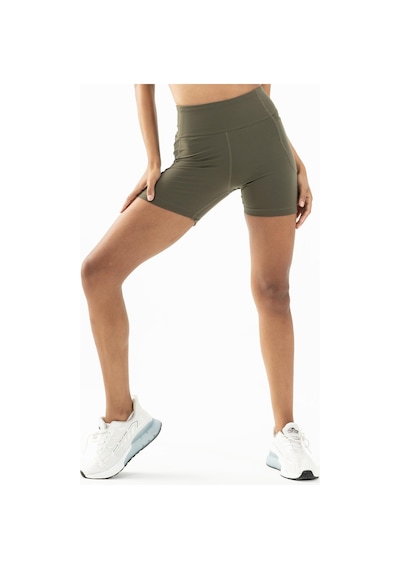 Maraton Active Slimfit Kadın Şort Fitness Haki Şort 22268-haki