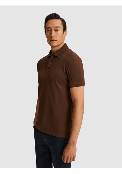 Cacharel Erkek Kahverengi Tişört Basic 50320657-vr029