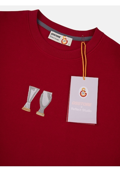 Gsstore X Reflect Studio Uefa Kupa Sweatshirt E251263 Kırmızı