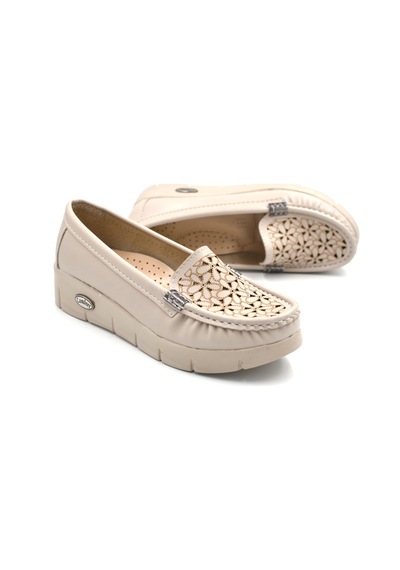 Prego Oc Shoes Poli Hafif Taban Günlük Kadın Ayakkabı Bej Bej