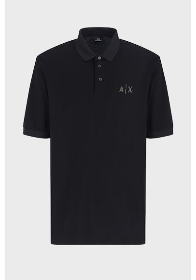 Armani Exchange Erkek Polo Yaka T Shirt Xm000330 Af10366 Uc001 Siyah Siyah