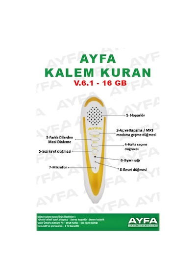 Orta Kalem Kuranı Seti V 6.1 16Gb - Kod Ayfa001E