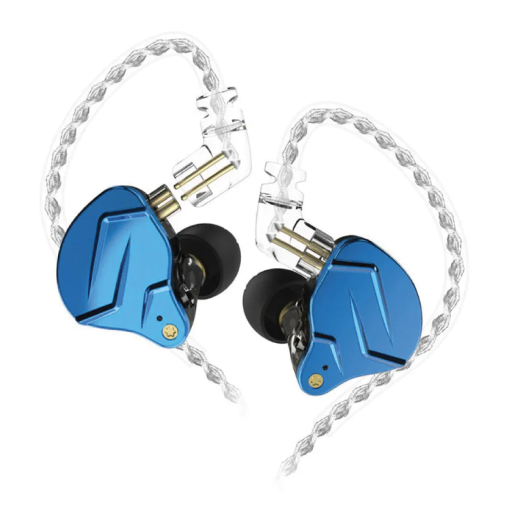 Kz Zsn Pro X Mavi Mikrofonlu 3.5mm Kulak İçi Hibrit Kulaklık Kz-zsn-pro-x-mıc-bl