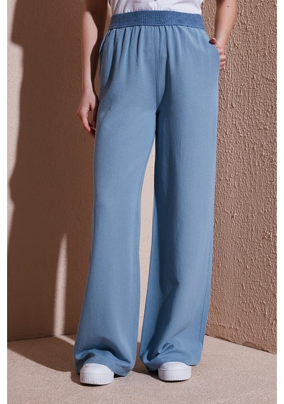 Fashion Friends Bayan Pantolon 25y0893k1 Mavi Mavi