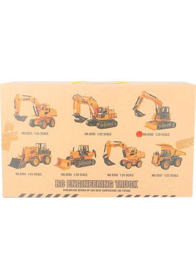 1:32 8W R/C Fonksiyonlu Uzaktan Kumandalı İnşaat Motoru