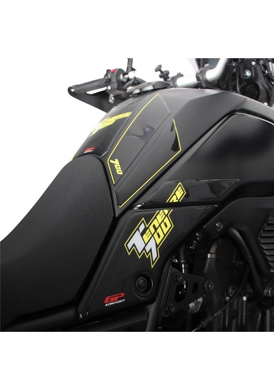 GP Kompozit Yamaha Tenere 700 2019-2022 Uyumlu Tank Pad Seti Kırmızı