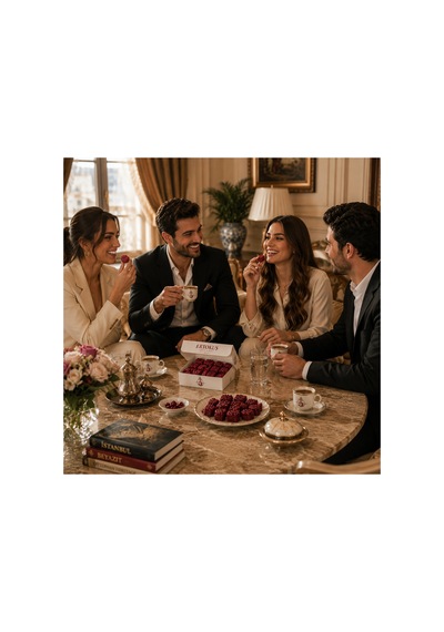 Zereşk Üzüm Kaplı Güllü Lokum 250gr Çifte Kavrulmuş %100 Pancar Şekeri - 904514331