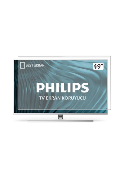 Best Ekran Philips Uyumlu 49PUS6031 TV Ekran Koruyucu - 49" 123 CM TV Ekran Koruyucu