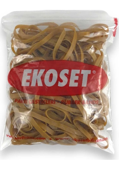 Ekoset 15 CM Kalın Paket Lastiği 200 Adet 150 x 5 MM