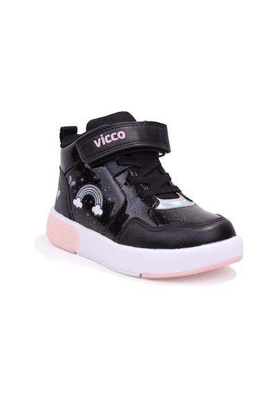 Vicco Şira 946p26k257 Siyah Ortopedik Işıklı Kız Çocuk Spor Bot