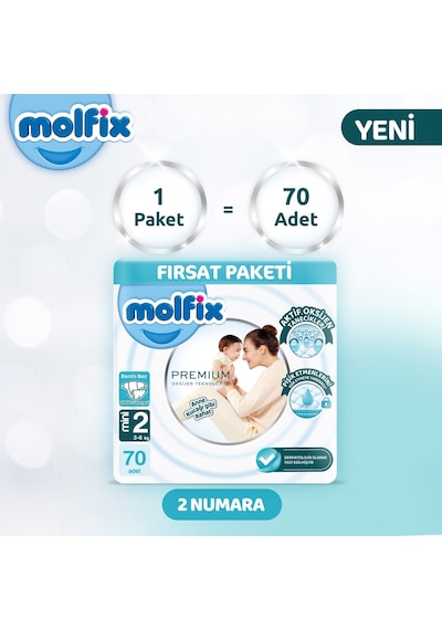 Premium Fırsat Paketi 2 Beden 70 Adet 1 Numara