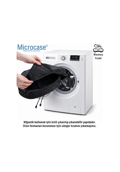 Visco Ortopedik Memory Foam Nefes Alabilen Kumaş Oto Ve Koltuk Bel Sırt Dayama Minderi Al5519 Diğer