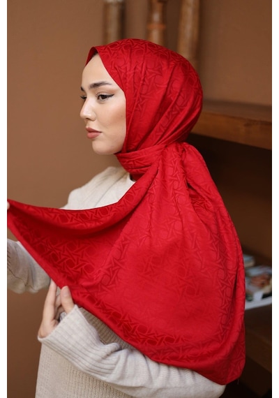 Silk Home Deluxe Şal - Kırmızı - Kırmızı