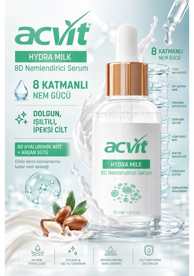 Hydra Milk 8d Nemlendirici Serum 30 Ml