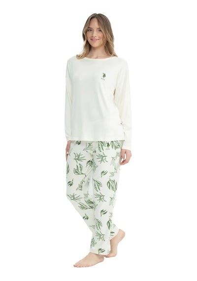 U.S. Polo Assn. U.s Polo Assn. 17106 Kadın Pijama Takımı Yeşil
